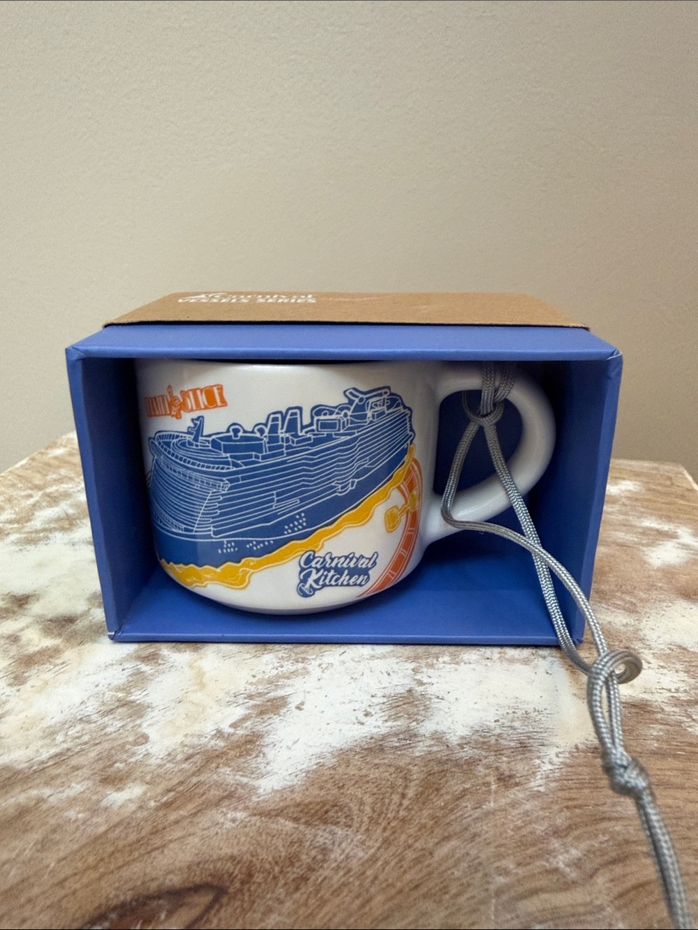 Carnival Cruise Lines Celebration Espresso Mug Vessels Series - Ornament New